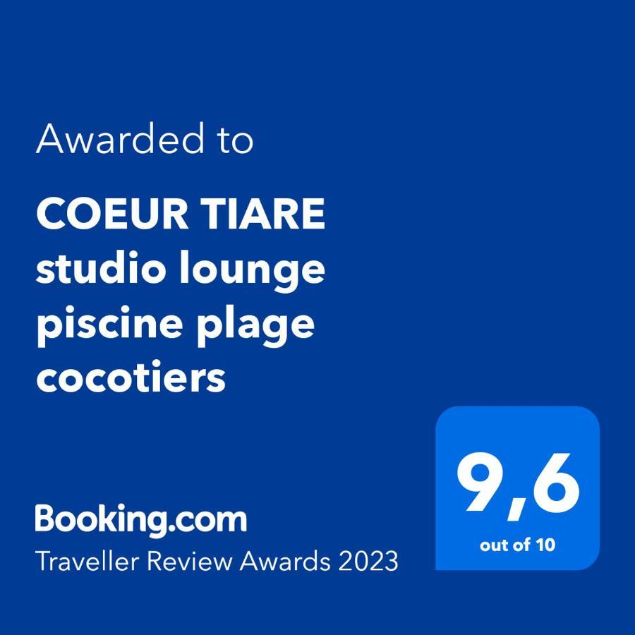 Coeur Tiare Studio Lounge Piscine Plage Cocotiers Saint-Francois  Exteriér fotografie